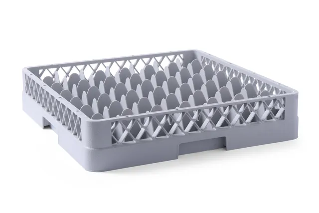 Kosz do szkła 500×500 mm, 49 przegródek – 63x63 mm, 500x500x104mm Hendi 877012