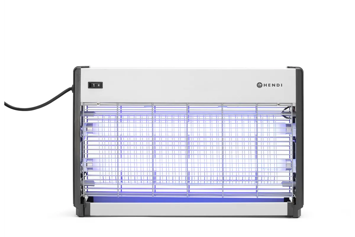 Lampa owadobójcza, Zasięg działania: 100 m², 230V/40W, 515x104x315mm Hendi 270165