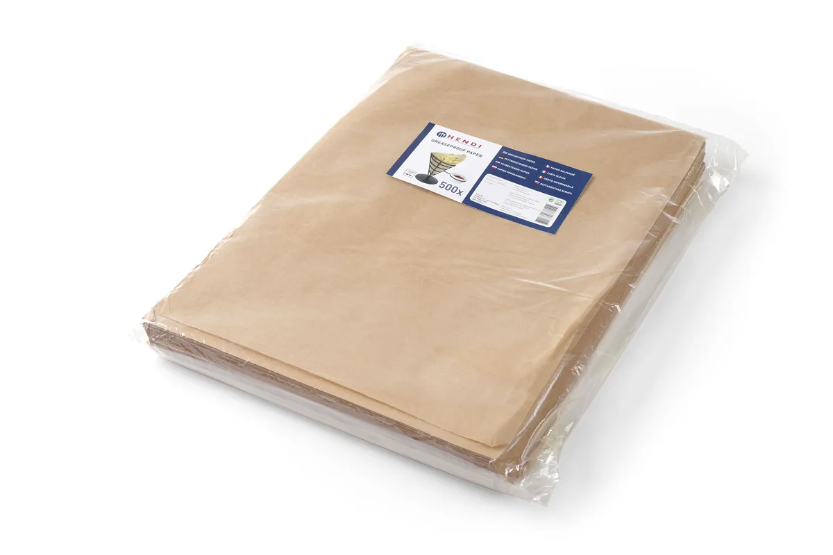 Papier pergaminowy, beżowy, 500 szt., 250x350mm Hendi 678114