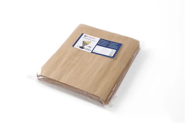 Papier pergaminowy, beżowy, 500 szt., 200x250mm Hendi 678138