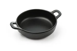 Rondelek czarny Little Chef mini okrągły, czarny, 150x115x37mm Hendi 564523