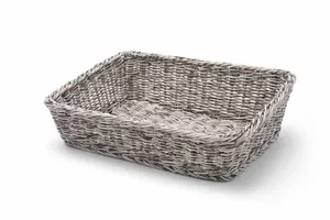 Kosz skośny prostokątny, jasnoszary, 400x300x120mm Hendi 426661