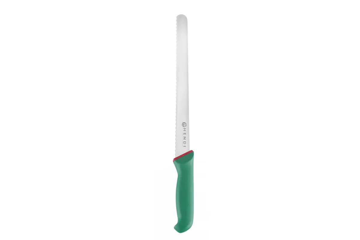 Nóż do chleba, zielony, 420mm Hendi 843895
