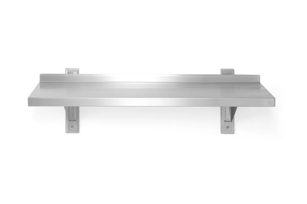 Półka wisząca regulowana, pojedyncza, z 2 konsolami, 800x300x600mm Hendi 811719