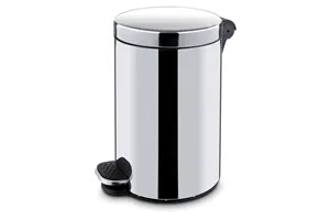 Kosz pedałowy okrągły z wkładem, 20L, ⌀300x440mm Hendi 691335