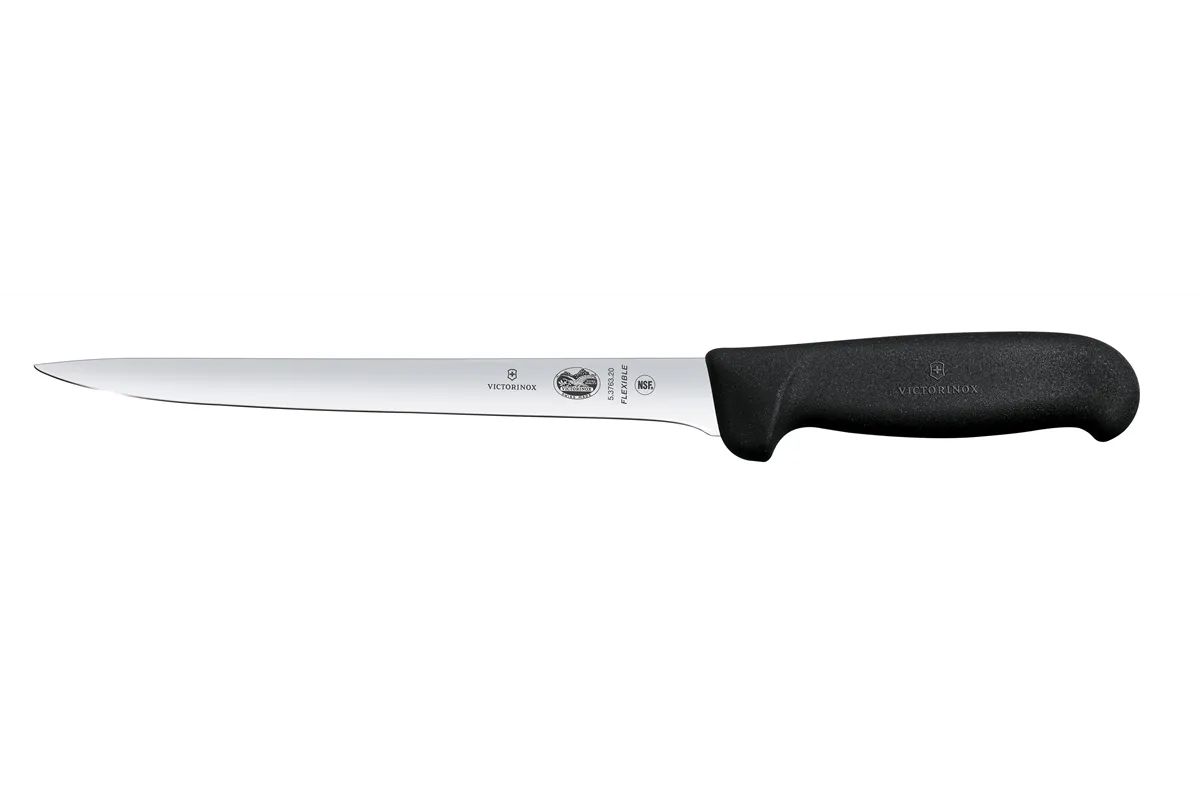 Nóż do filetowania, czarny, 339mm Victorinox 5.3763.20