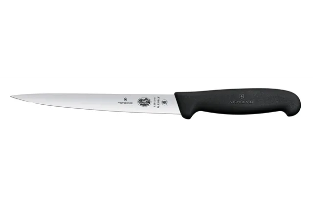 Nóż do filetowania, czarny, 310mm Victorinox 5.3813.18