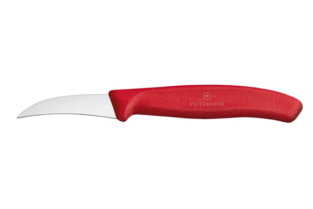 Nóż do jarzyn zagięty, czerwony, 162mm Victorinox 6.7501