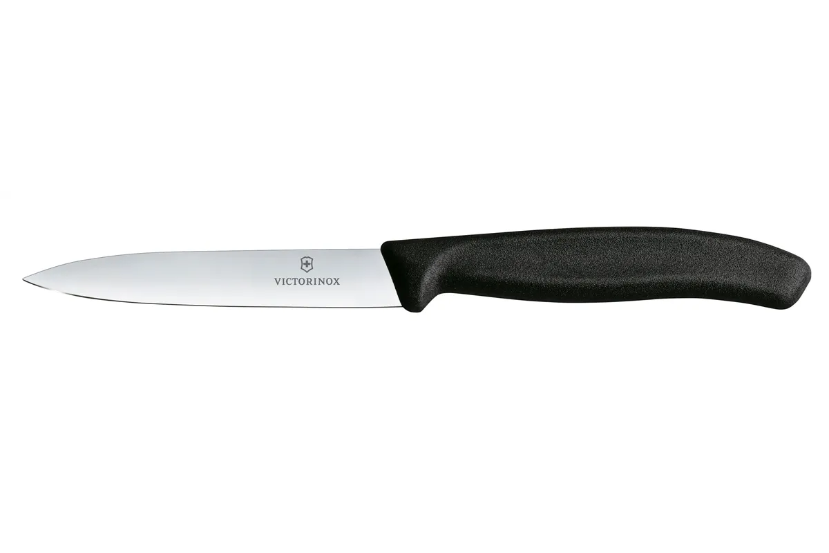 Nóż do jarzyn gładki, czarny, 212mm Victorinox 6.7703