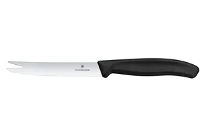 Nóż do sera i kiełbasy, czarny, 219mm Victorinox 6.7863