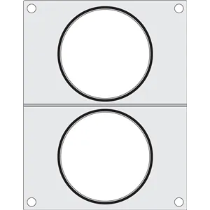 Matryca do zgrzewarki, 2x pojemnik do zupy ø115 mm Hendi 805633