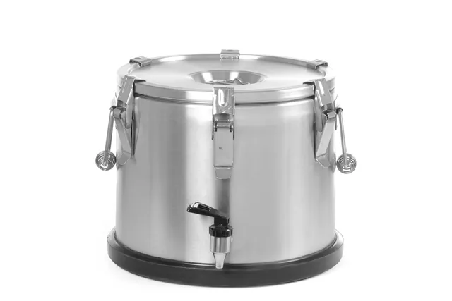 Termos do transportu żywności – z kranem, Profi Line, 15L, ⌀330x280mm Hendi 710135