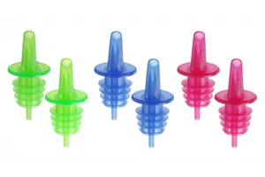 Nalewak, 2 niebieskie, 2 czerwone, 2 zielone, czerwony, 6 szt BarUp 599457
