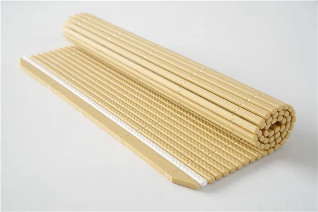 Mata Makisu do rolowania sushi, beżowy, 250x240mm, Prostokątny Hasegawa 513835