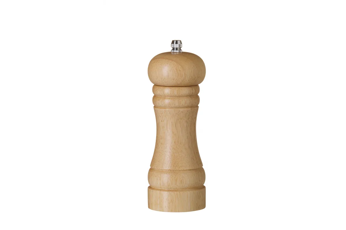 Młynek do pieprzu drewniany, jasne drewno, ⌀57x165mm Hendi 469705