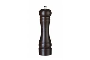 Młynek do pieprzu drewniany, ciemne drewno, ⌀57x215mm Hendi 469804