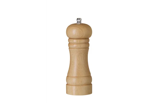 Młynek do soli drewniany, jasne drewno, ⌀57x165mm Hendi 469712
