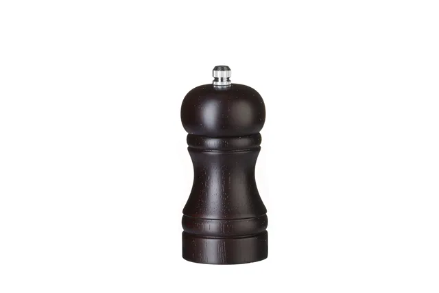 Młynek do soli drewniany, ciemne drewno, ⌀50x113mm Hendi 469774