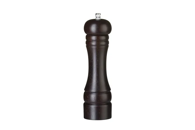 Młynek do soli drewniany, ciemne drewno, ⌀57x215mm Hendi 469811