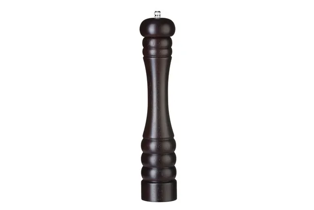 Młynek do soli drewniany, ciemne drewno, ⌀60x315mm Hendi 469835
