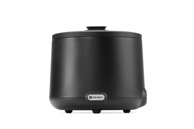 Kociołek do zupy UNIQ, 8L, czarny, 220-240V/500W, ⌀365x325mm Hendi 860526