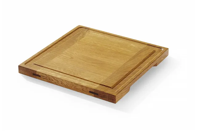 Deska dębowa do serwowania, 270x270x20mm, Prostokątny Hendi 505472