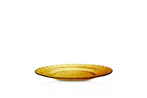 Talerz płytki PICARDIE AMBER, pomarańczowy, ⌀230x20mm Duralex 3023DF06A1111