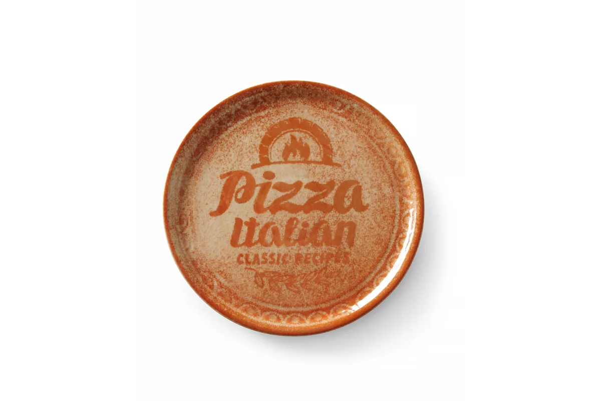 Talerz do pizzy Recipe Collection Brick Red, czerwony, ⌀310mm Hendi 768778