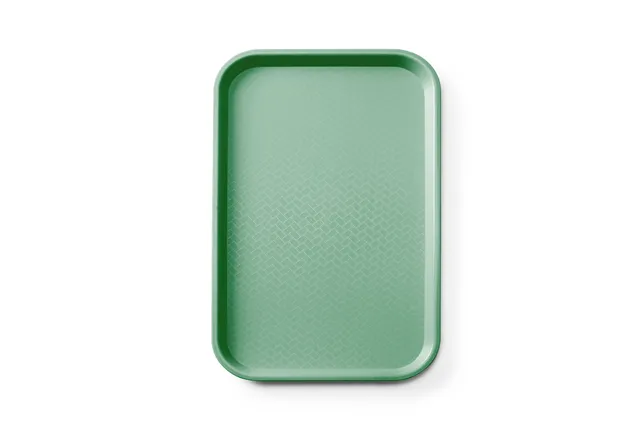 Taca fast food z polipropylenu GN 1/1, GN 1/1, zielony, 530x325x20mm, Prostokątny AmerBox 878576