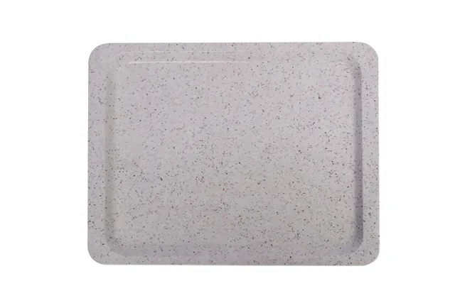 Taca poliestrowa do restauracji samoobsługowych, GN 1/1, granitowy, 530x325mm, Prostokątny AmerBox 876619