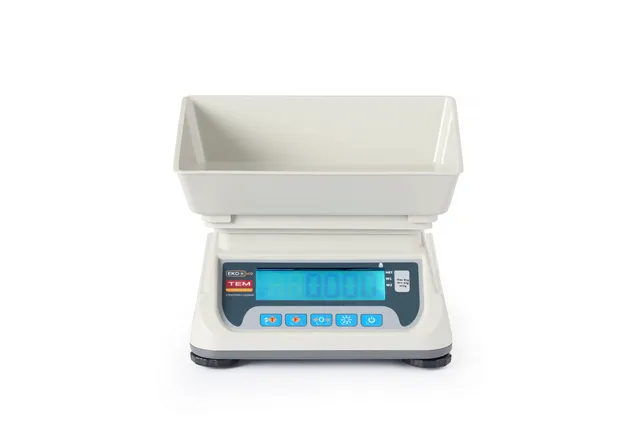Waga kuchenna LCD z legalizacją, seria ECO+, 255x264x189mm Tem TEKO+LCD06T-P1