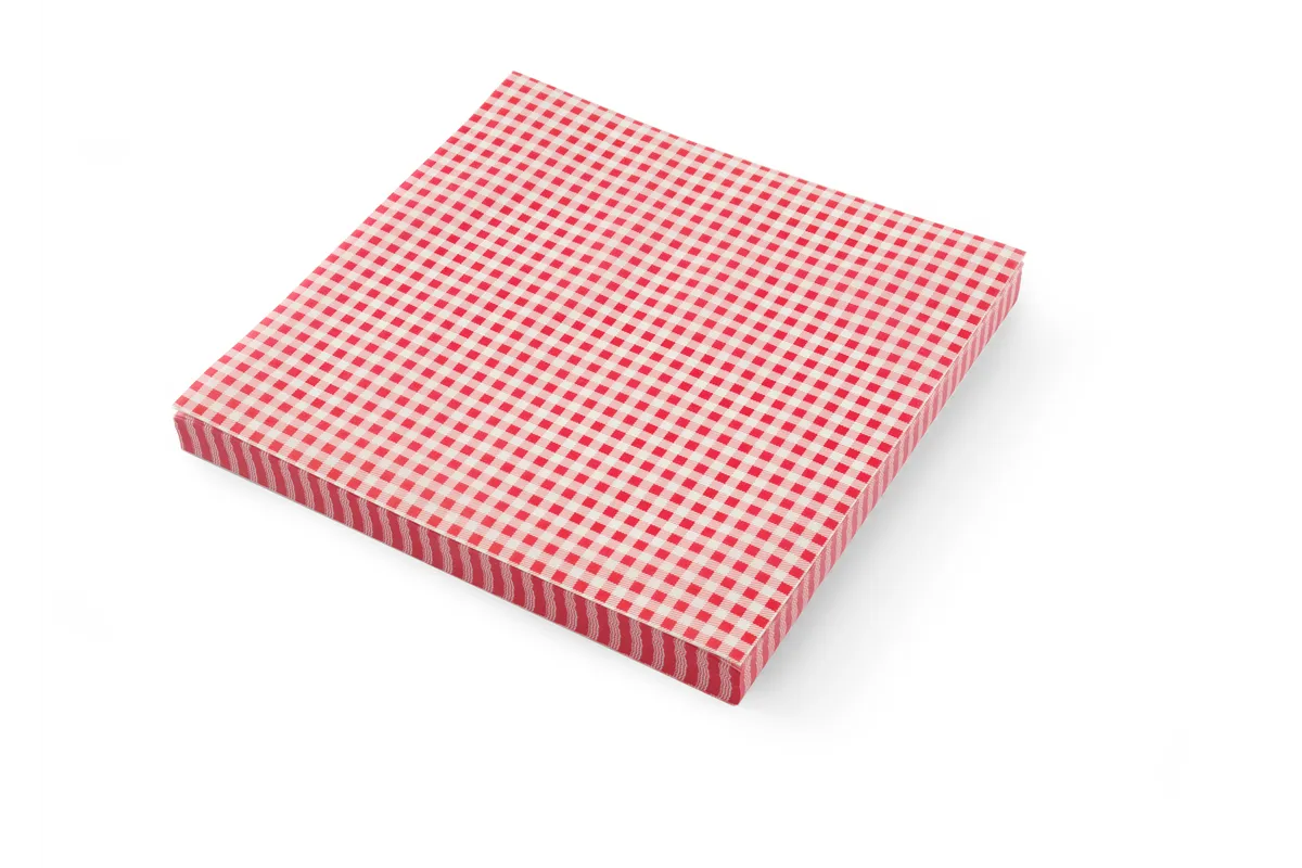 Papier pergaminowy, kratka, 500 szt., 305x305mm Hendi 678176