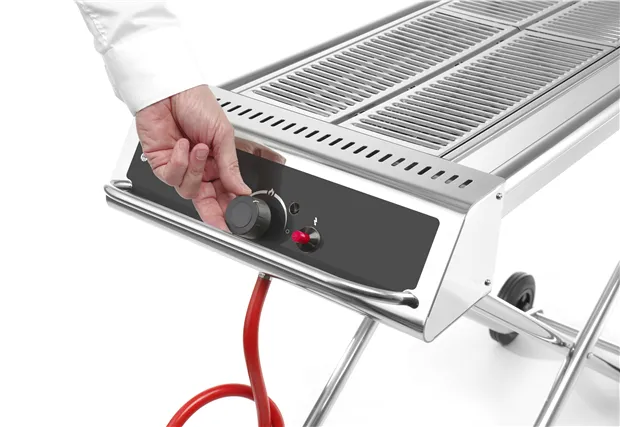 Grill gazowy Xenon Pro, 7,5kW, 1120x410x900mm Hendi 148105