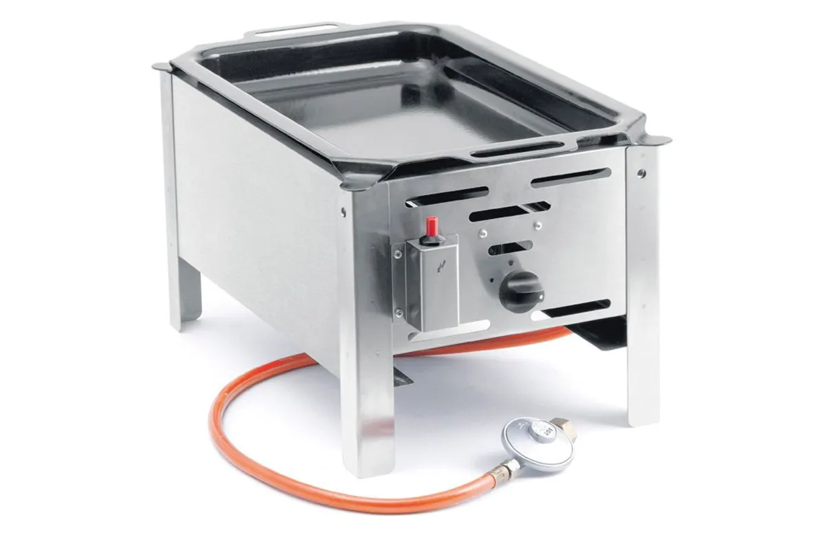 Patelnia gazowa Bake-Master Mini, 5,8kW, 340x540x300mm Hendi 154601