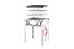 Grill gazowy Grill-Master Maxi, 11,6kW, 650x540x840mm Hendi 154717