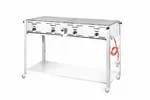 Grill gazowy Grill-Master Quattro, 22kW, 1330x600x920mm Hendi 154908