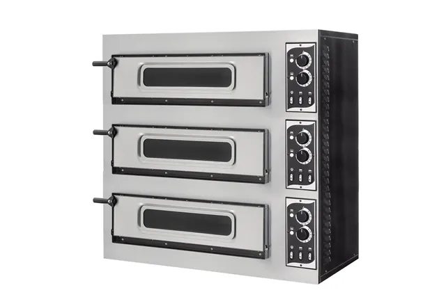 Piec do pizzy 3-stopniowy Basic 3/50 Glass and Light, 400V/1200W, 915x690x900mm Prismafood 201046