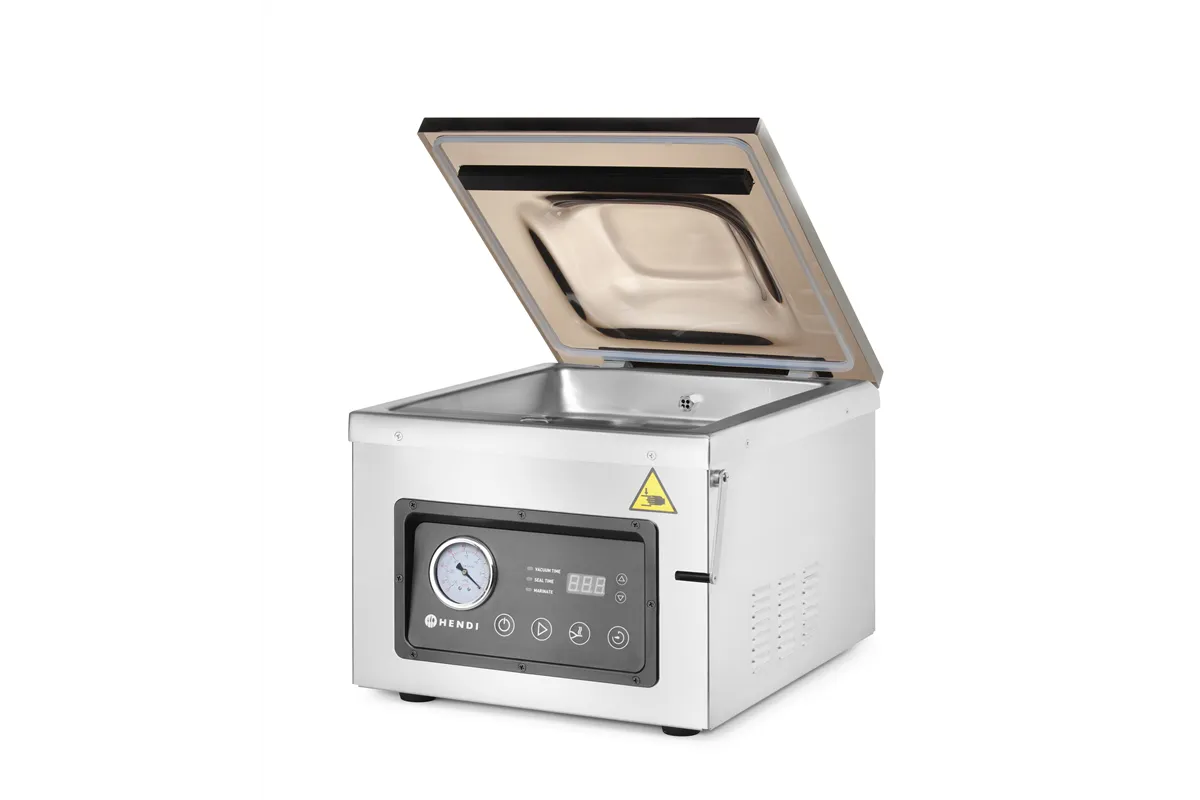 Pakowarka próżniowa komorowa 300, Profi Line, listwa zgrzewająca 300 mm, 230V/950W, 367x425x364mm Hendi 201435