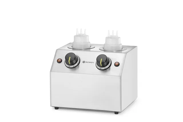 Podgrzewacz do sosów podwójny, 1,3L, 220-240V/400W, 270x223x282mm Hendi 201725