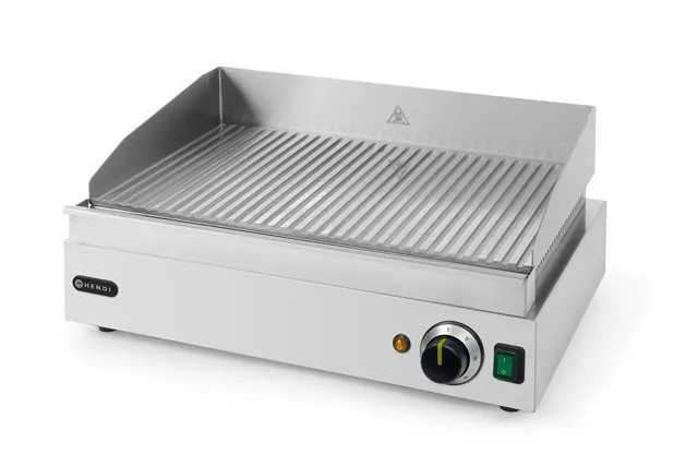 Płyta grillowa żebrowana, Profi Line, ryflowana, 230V/2400W, 527x404x233mm Hendi 203170