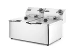 Frytownica 2×8l, Kitchen Line, 16L, 230V/7000W, 542x430x351mm Hendi 205839