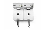 Frytownica 2×8l, Kitchen Line, 16L, 230V/7000W, 542x430x351mm Hendi 205839
