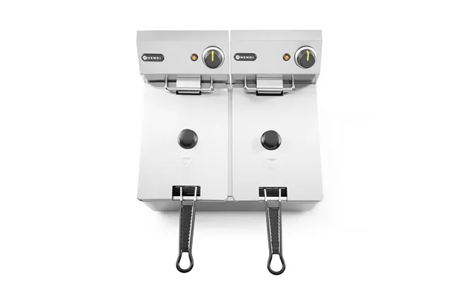 Frytownica 2×4l, Kitchen Line, 8L, 230V/6000W, 470x380x315mm Hendi 205846