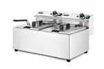 Frytownica manualna , 2x8l, Profi Line, 16L, 230V/7000W, 605x460x369mm Hendi 207307