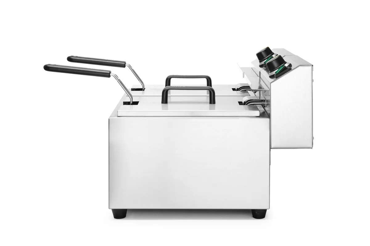 Frytownica manualna , 2x8l, Profi Line, 16L, 230V/7000W, 605x460x369mm Hendi 207307