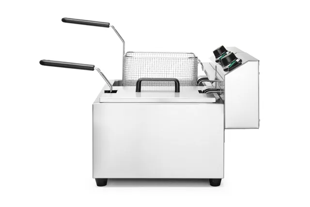 Frytownica manualna , 2x8l, Profi Line, 16L, 230V/7000W, 605x460x369mm Hendi 207307