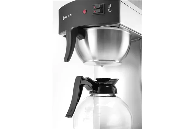 Ekspres przelewowy do kawy, Kitchen Line, 1,8L, 230V/1480W, 220x383x465mm Hendi 208304