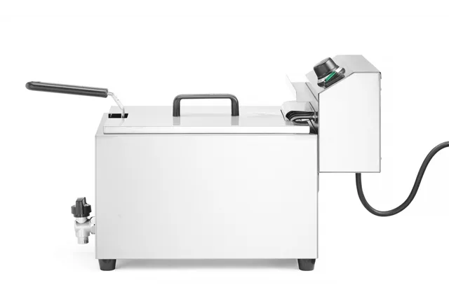 Frytownica XL z kranem spustowym HENDI GOLIATH, 10L, 400V/10200W, 300x585x392mm Hendi 209431