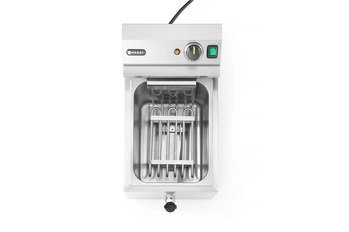 Frytownica XL z kranem spustowym HENDI GOLIATH, 10L, 400V/10200W, 300x585x392mm Hendi 209431