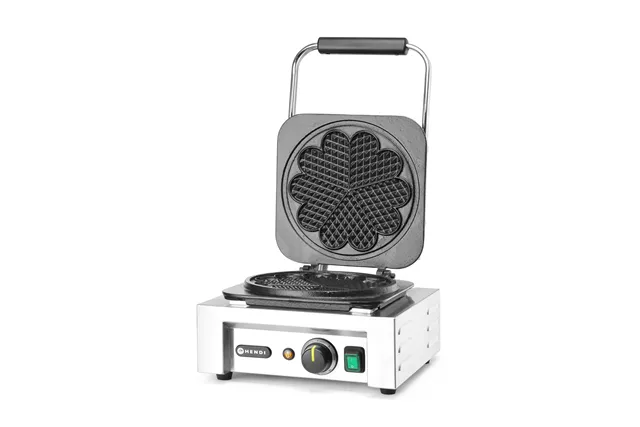 Gofrownica – serca, 230V/2200W, 330x543x251mm Hendi 212134